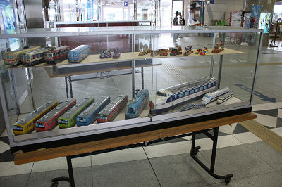 ショーケースに展示
