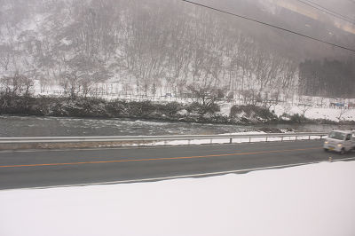 雪が・・・