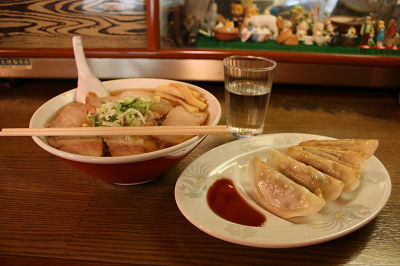 ラーメンと餃子